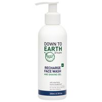 Down to Earth Recharge Face Wash & Shaving Gel 